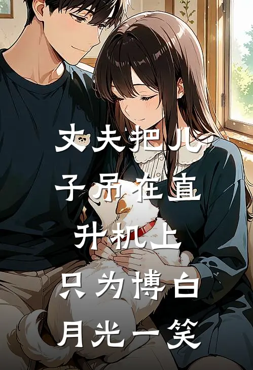 丈夫把儿子吊在直升机上，只为博白月光一笑