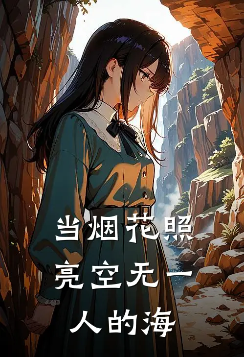 当烟花照亮空无一人的海